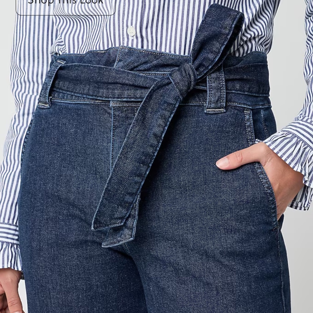 J Crew Factory High Rise Trouser Jean - Picture 2 of 8